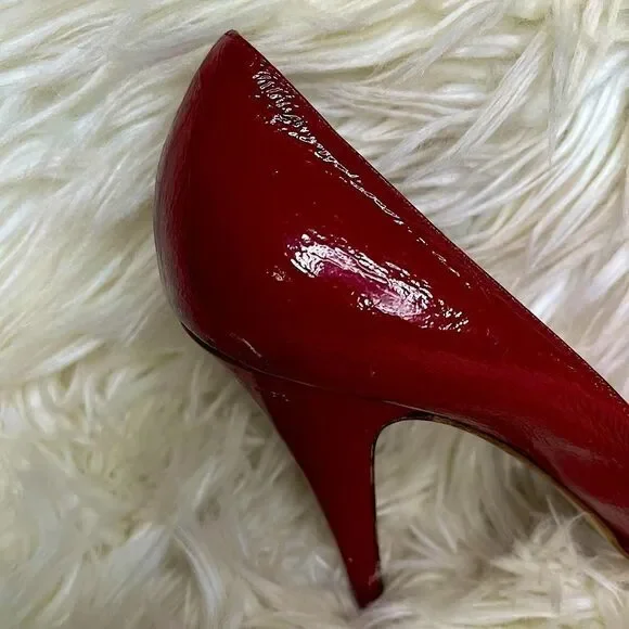 Sigerson Morrison Red Leather Heels​​​ - Picture 13 of 14